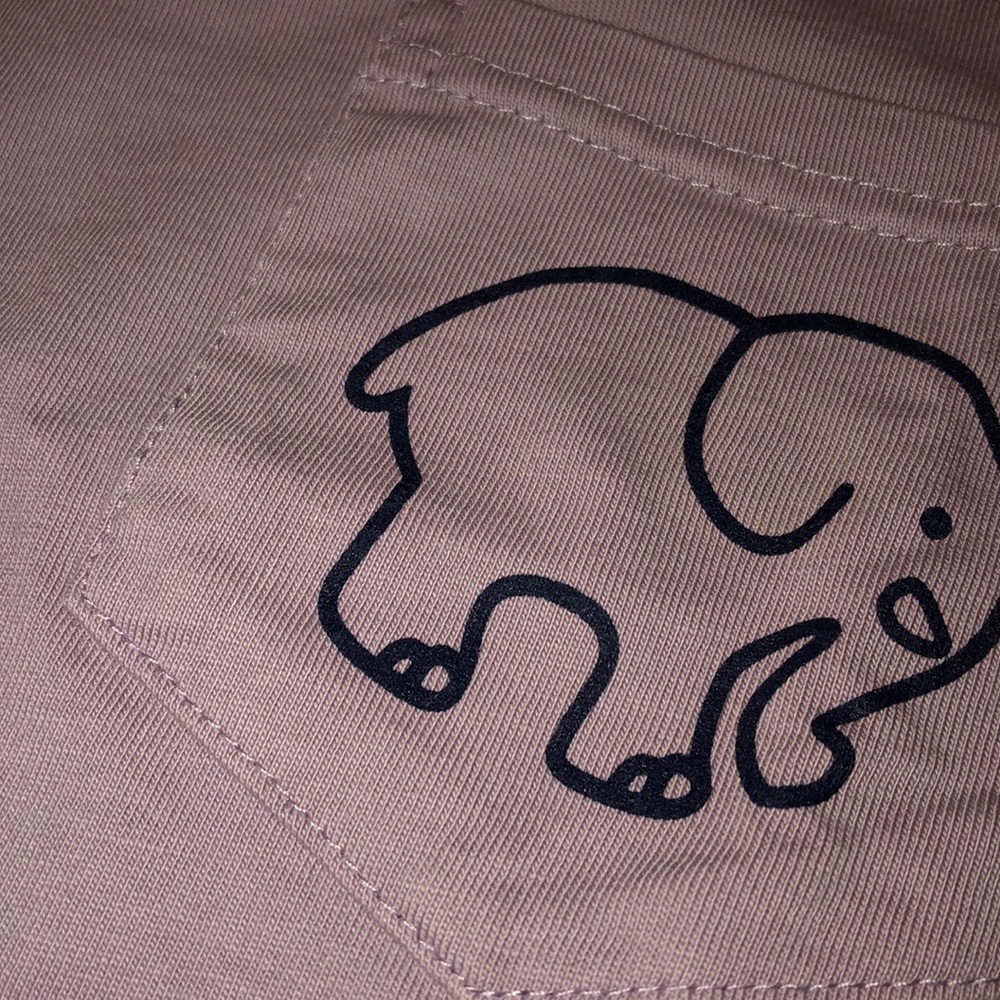 ivory Ella long sleeve purple colorful back